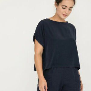 Elizabeth Suzann Linn Tee in Silk Crepe